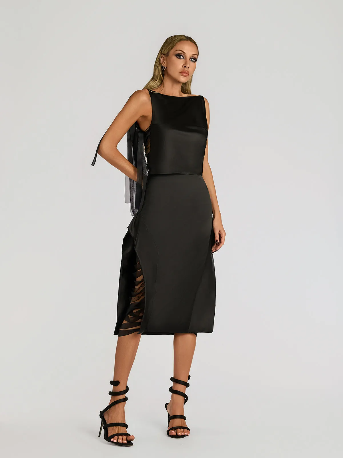 Faruq Spaghetti Ruffle Skirt Set sold by Mew Mews product image thumbnail 4