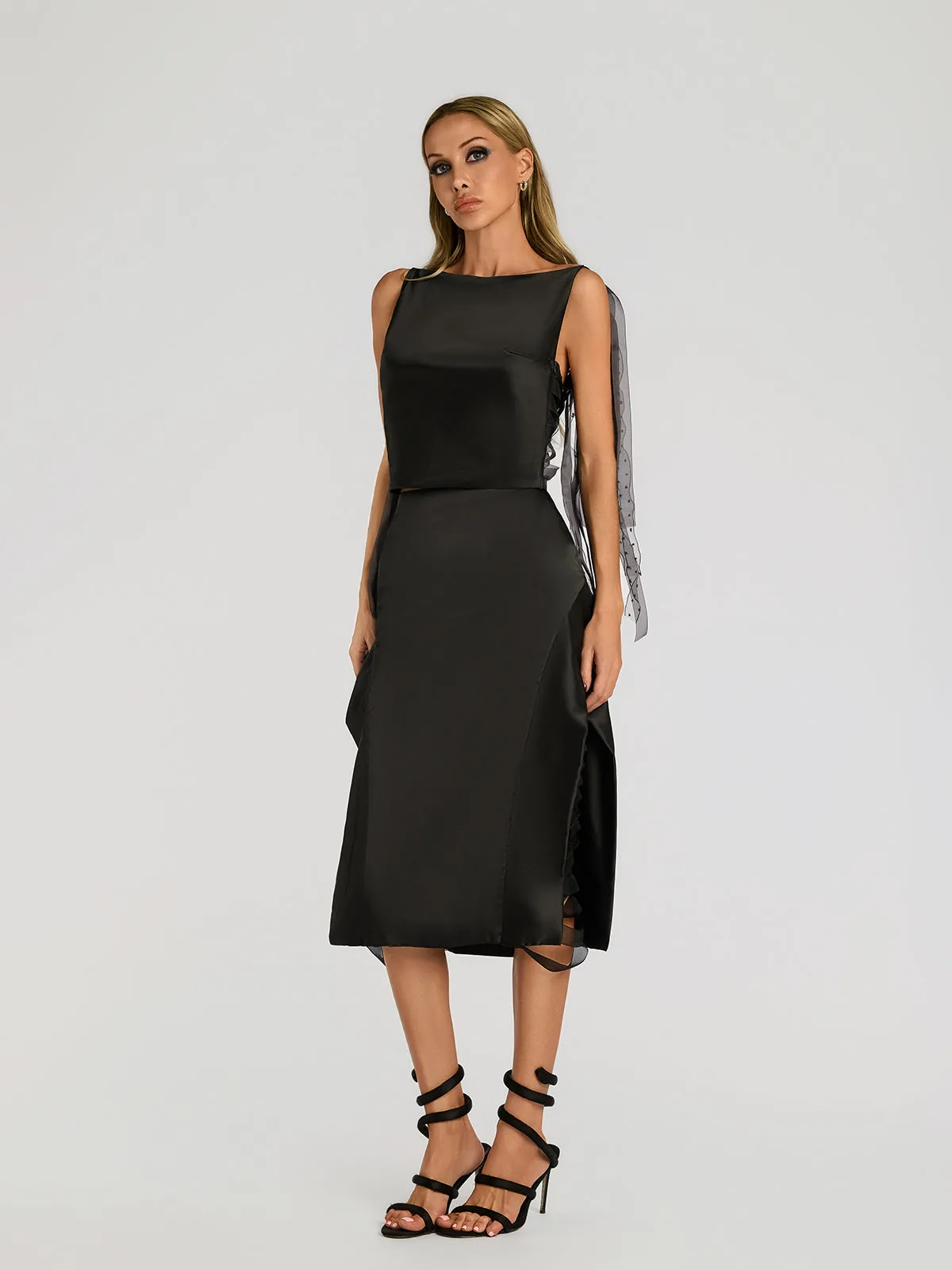 Faruq Spaghetti Ruffle Skirt Set sold by Mew Mews product image thumbnail 3