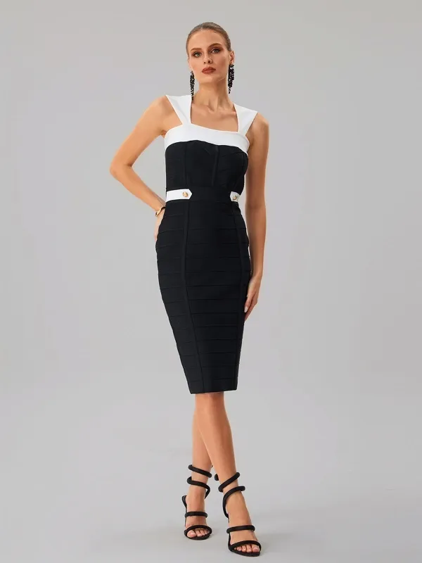 Farrell Sleeveless Bandage Midi Dress sold by Mew Mews