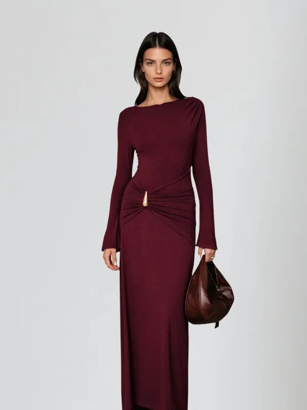 Levenson Long Sleeve Maxi Dress sold by Mew Mews