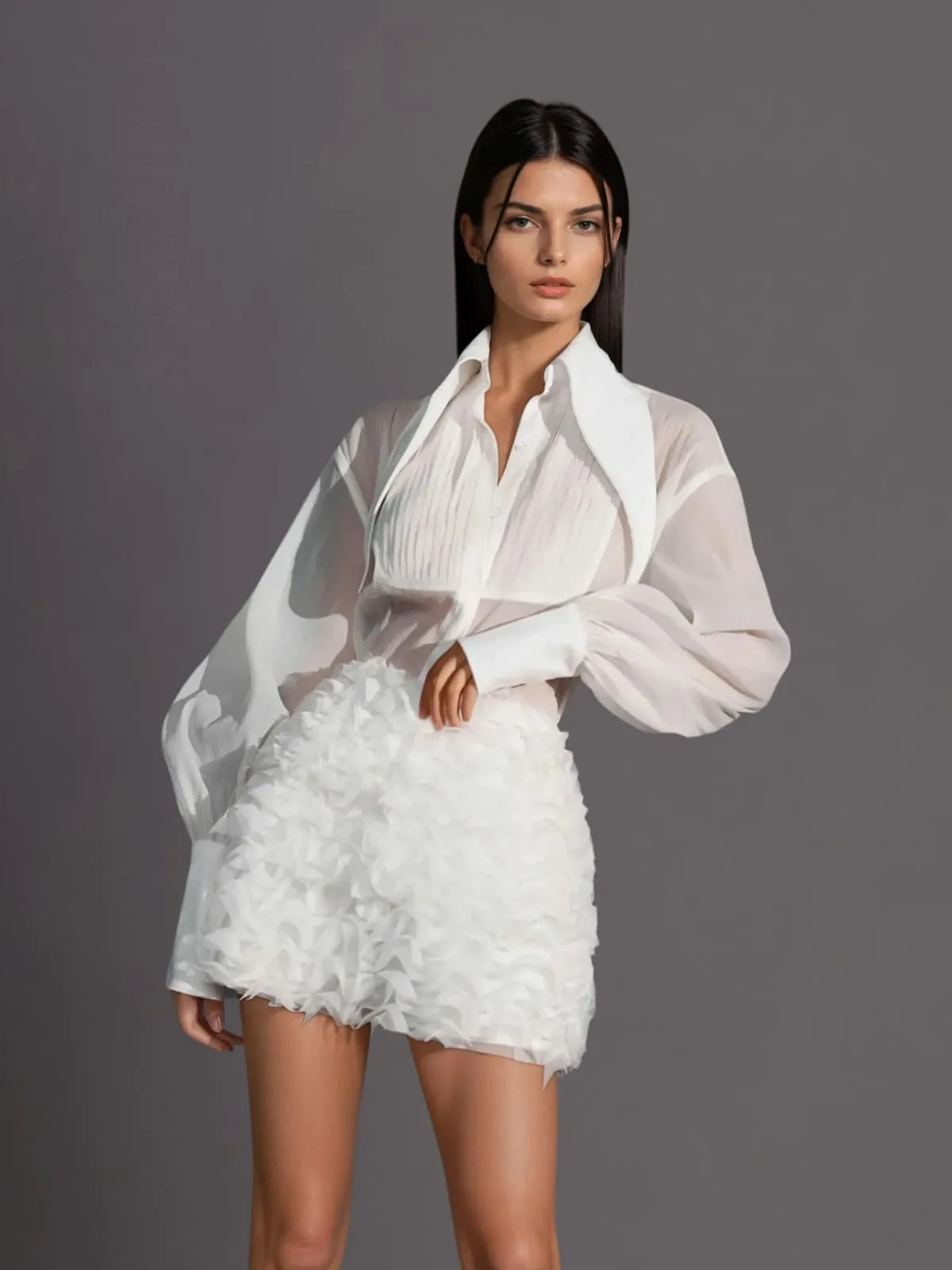 Kreutza Folded Collar Skirt Set sold by Mew Mews product image thumbnail 3