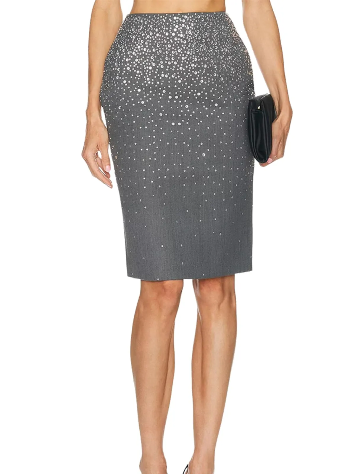 Kosmotron Spaghetti Rhinestone Skirt Set sold by Mew Mews product image thumbnail 5