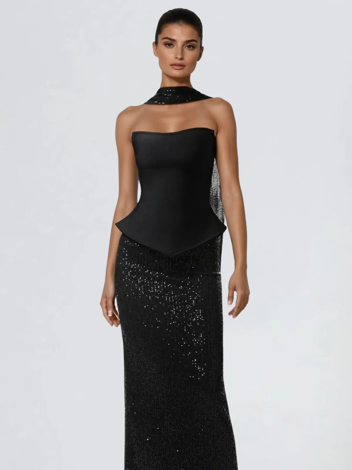 Thalamix Scarf Sequin Skirt Set sold by Mew Mews