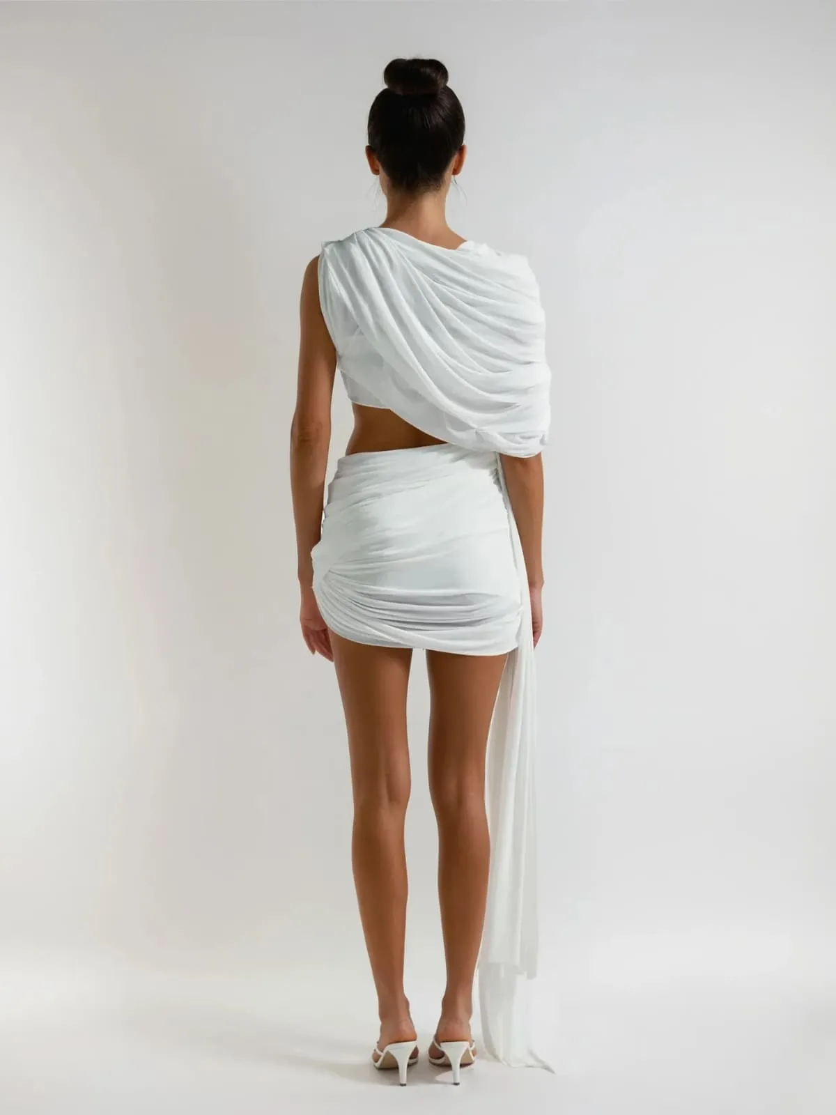 Genomorp Shawl Ruched Draped Skirt Set sold by Mew Mews product image thumbnail 4