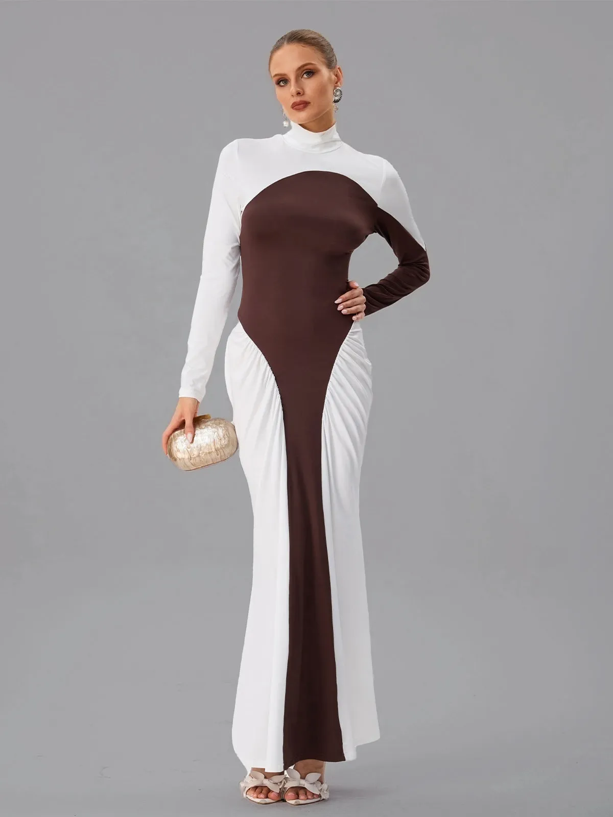 Keystone High Neck Maxi Dress sold by Mew Mews product image thumbnail 5