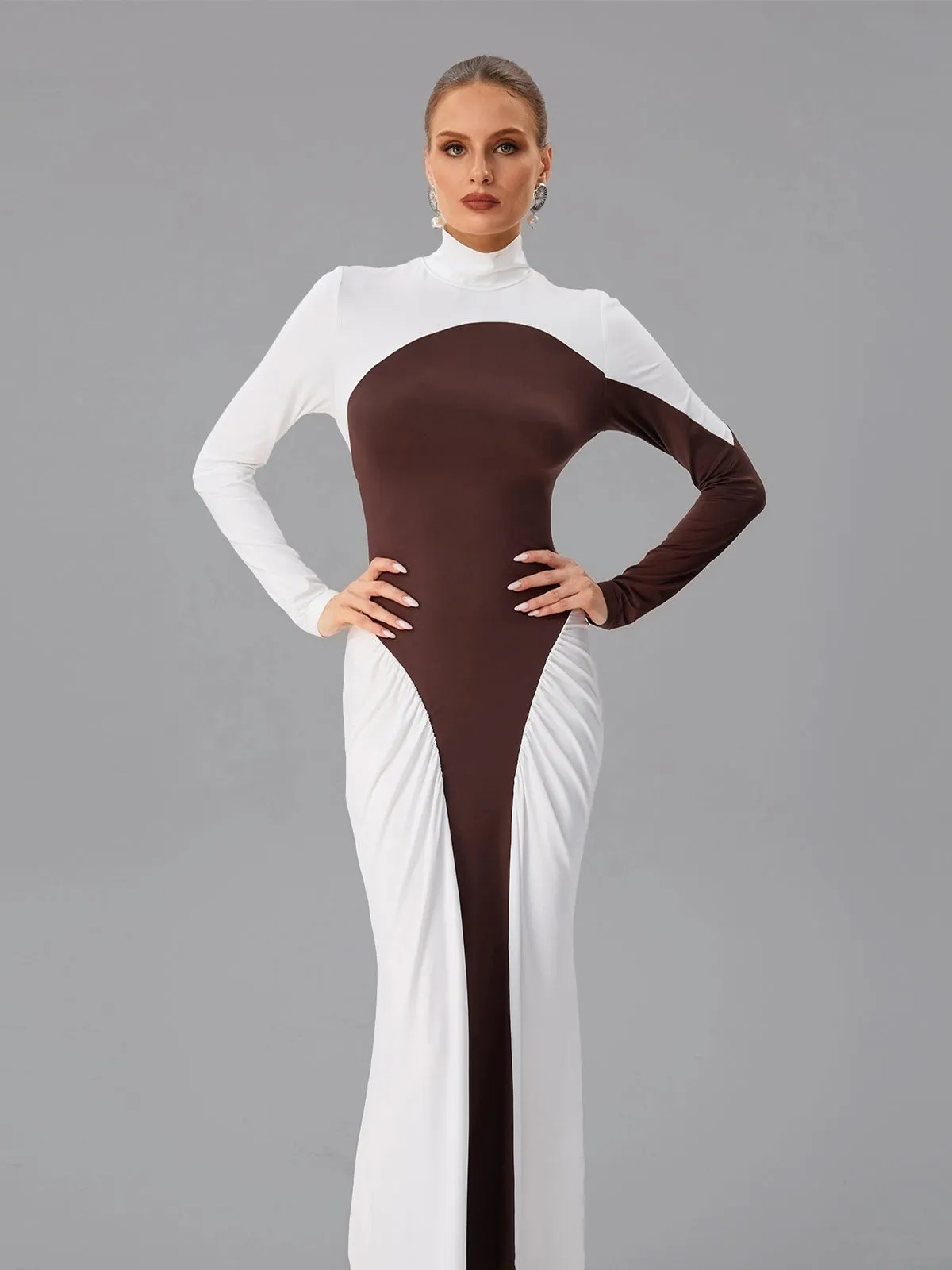 Keystone High Neck Maxi Dress sold by Mew Mews product image thumbnail 4