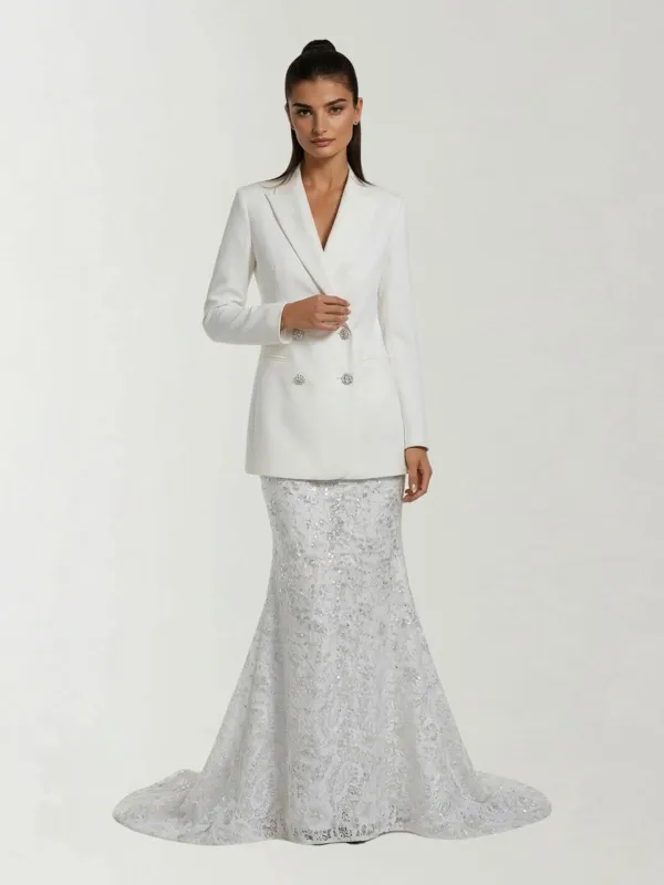 Xerona Backless Crystal Blazer sold by Mew Mews