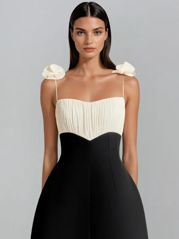 Transitor Spaghetti Flower Midi Dress sold by Mew Mews