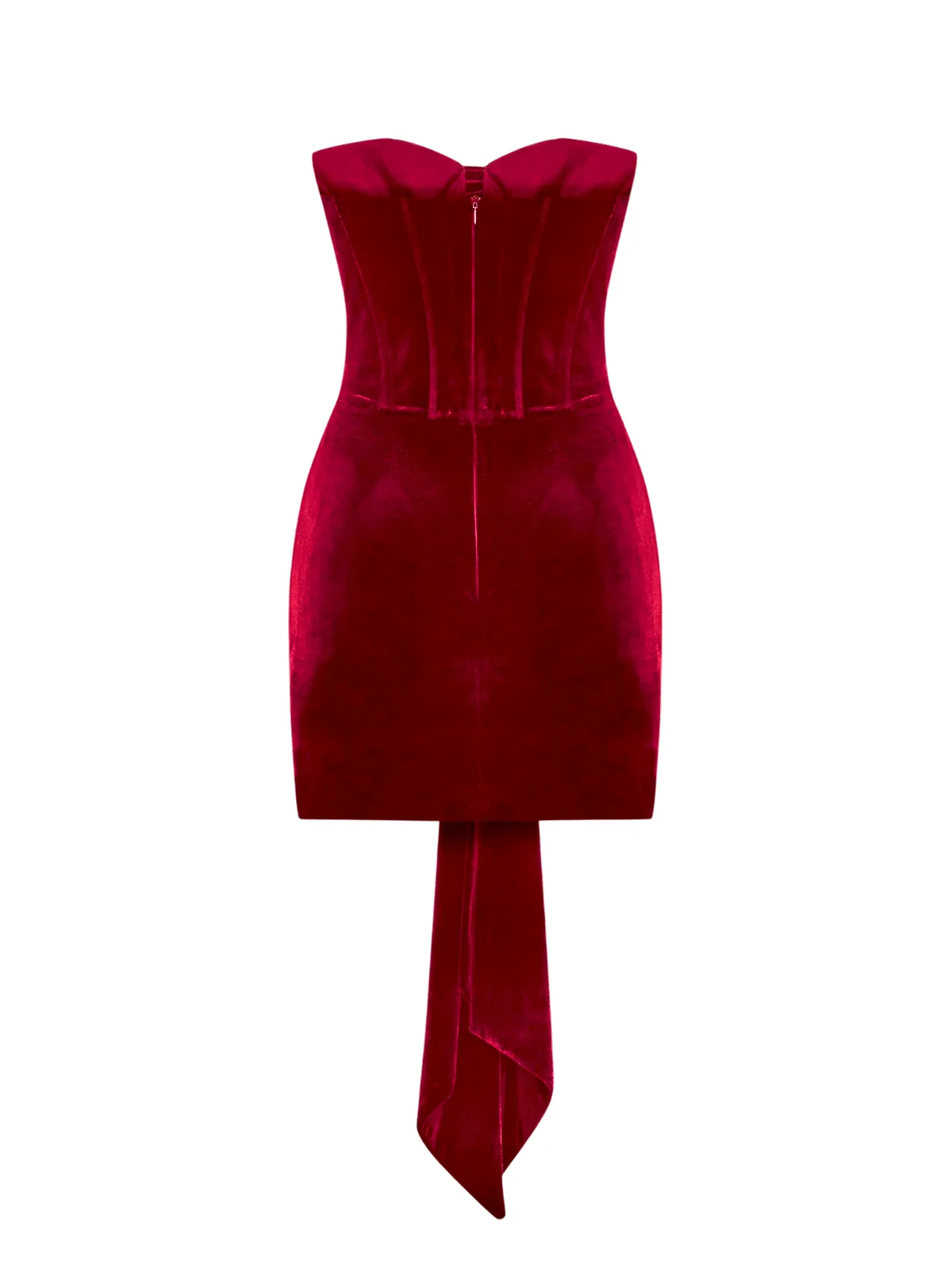 Mudlark Strapless Velvet Bow Mini Dress sold by Mew Mews product image thumbnail 3