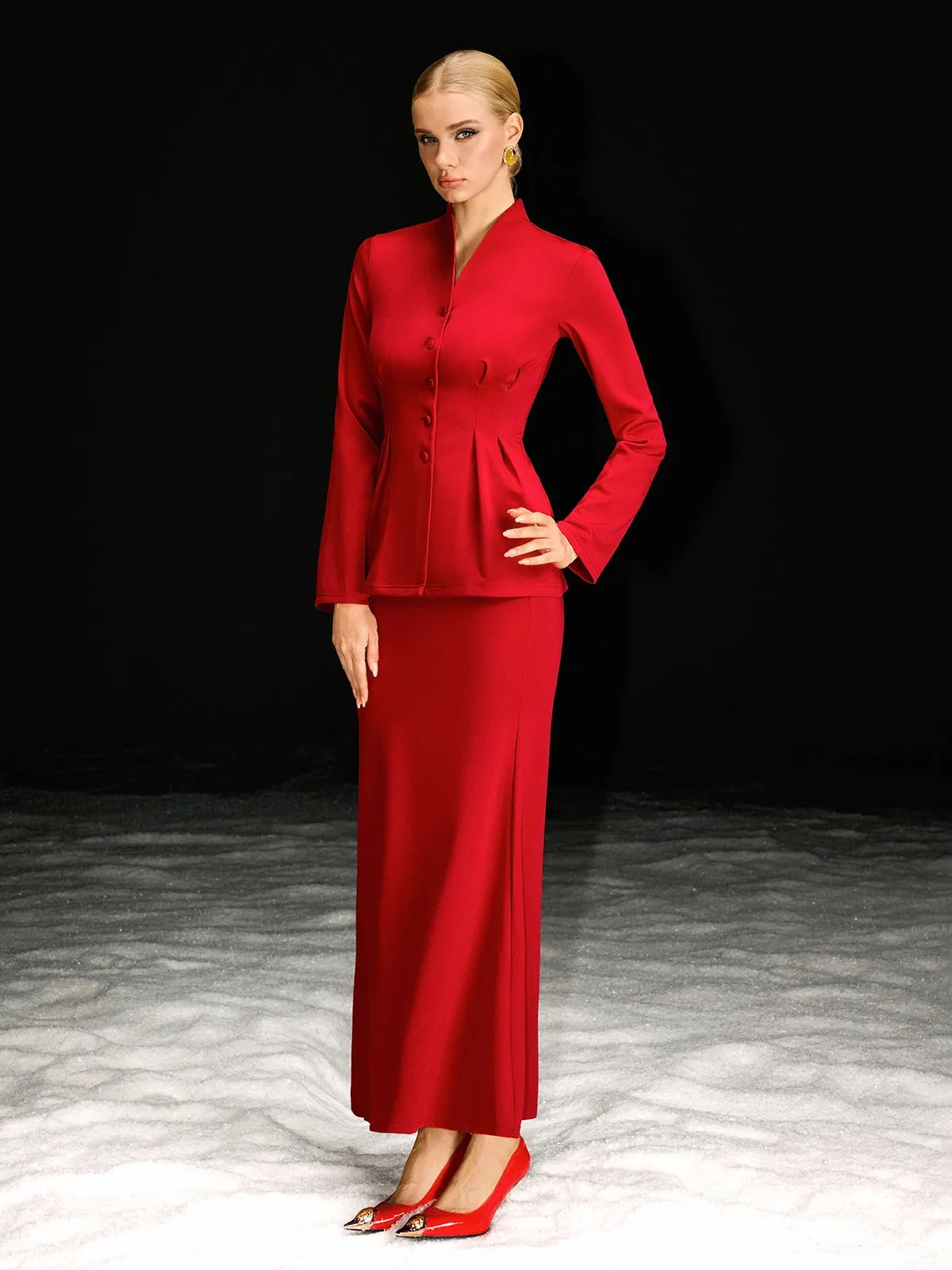 Nawkaw Long Sleeve Skirt Set sold by Mew Mews product image thumbnail 4
