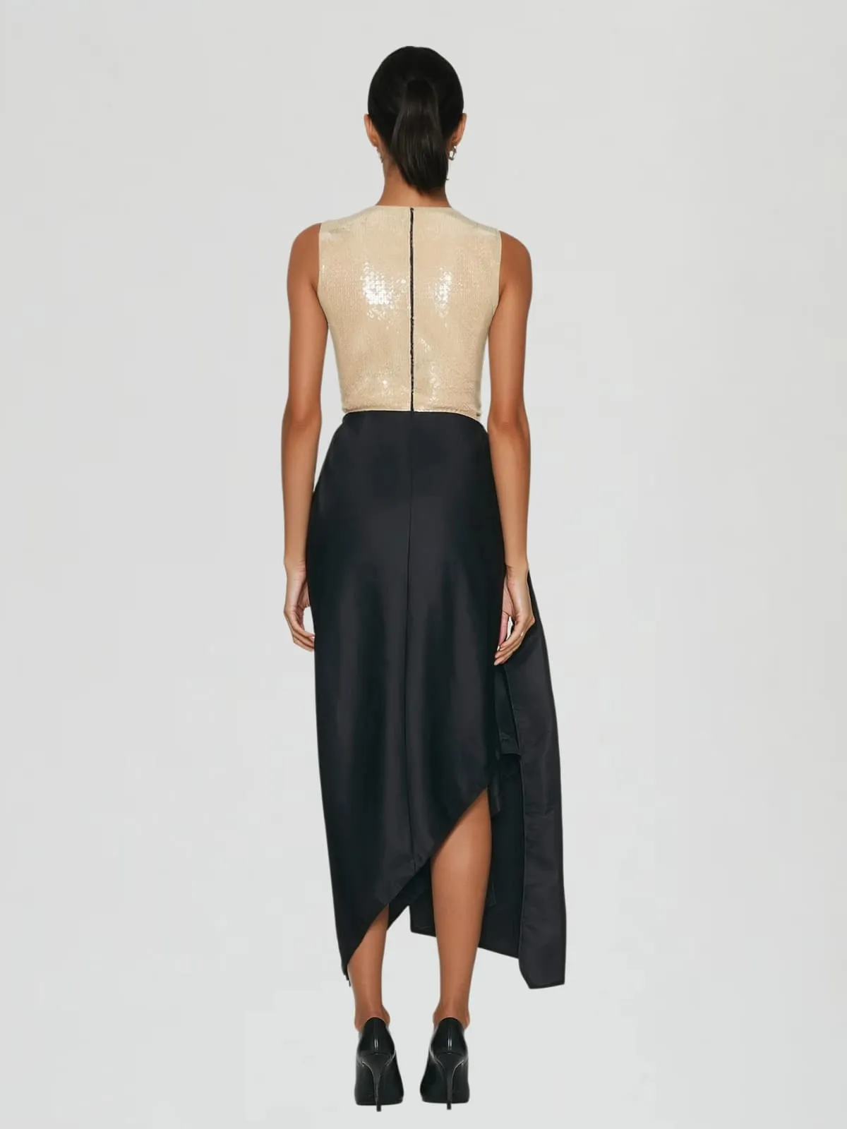 Equatorix Sleeveless Sequin Midi Dress sold by Mew Mews product image thumbnail 4