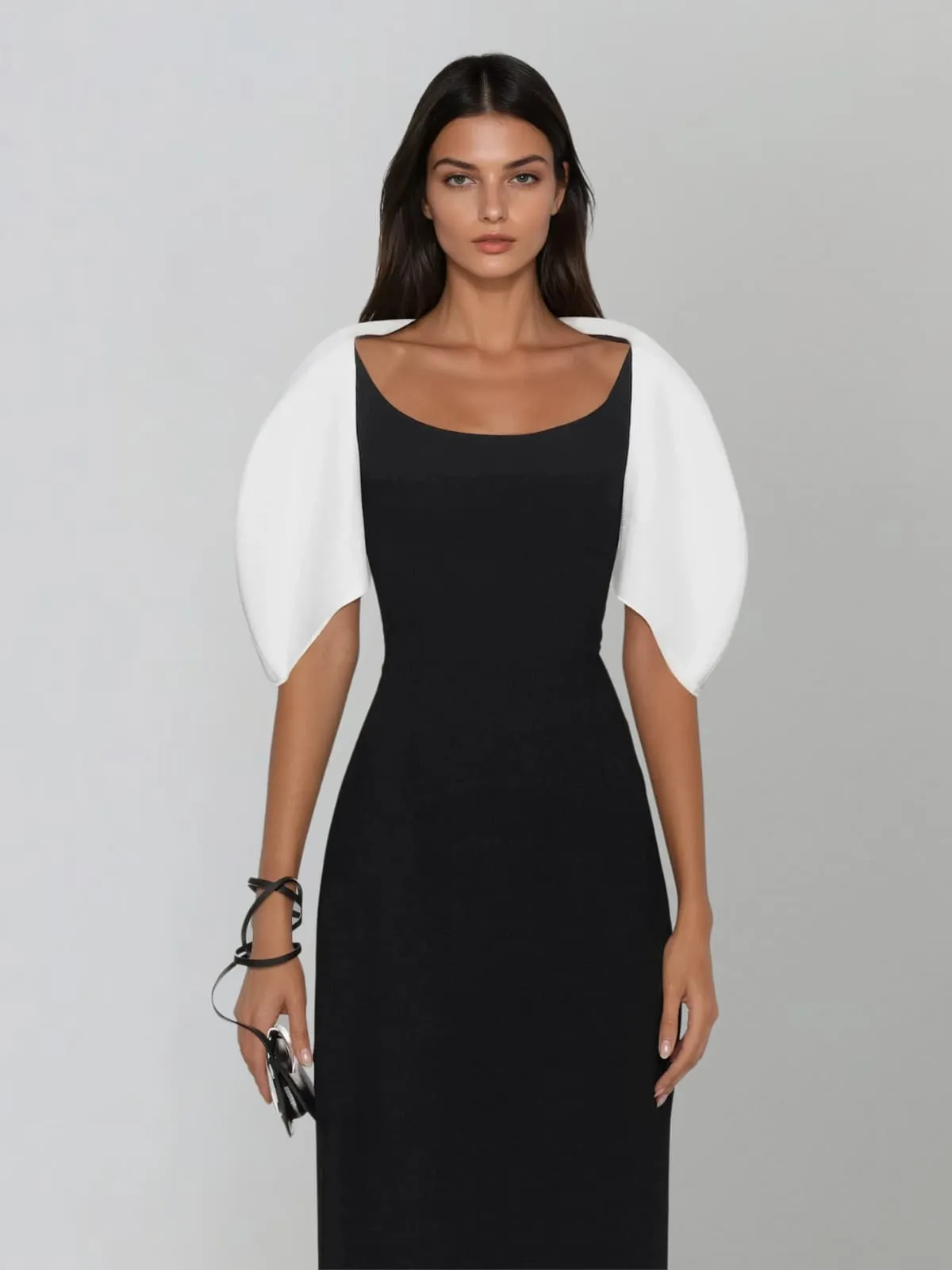 Melyra Puff Sleeve Maxi Dress sold by Mew Mews product image thumbnail 2