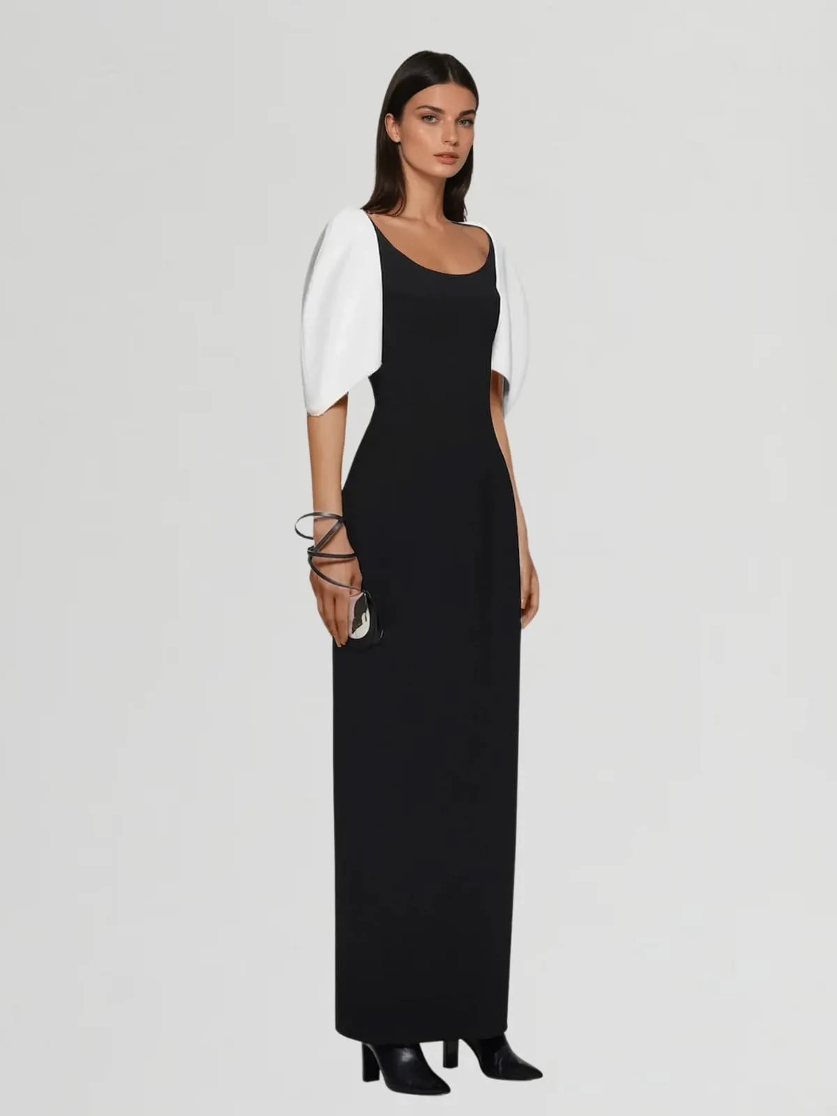 Melyra Puff Sleeve Maxi Dress sold by Mew Mews product image thumbnail 3