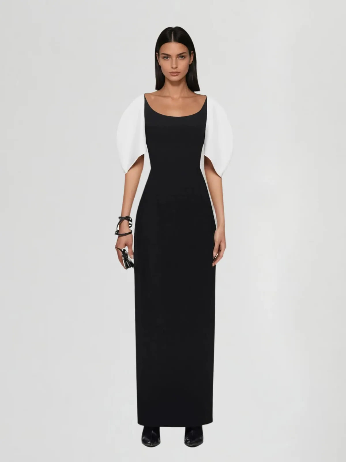 Melyra Puff Sleeve Maxi Dress sold by Mew Mews
