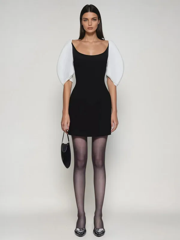 Melyra Puff Sleeve Mini Dress sold by Mew Mews