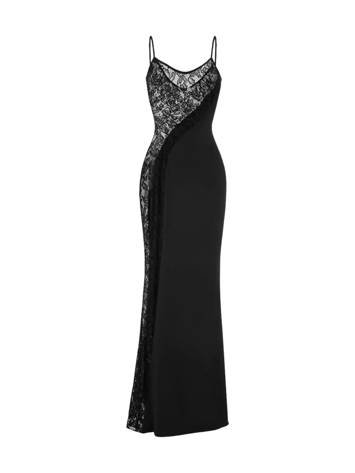 Zelqen Spaghetti Lace Maxi Dress sold by Mew Mews product image thumbnail 4