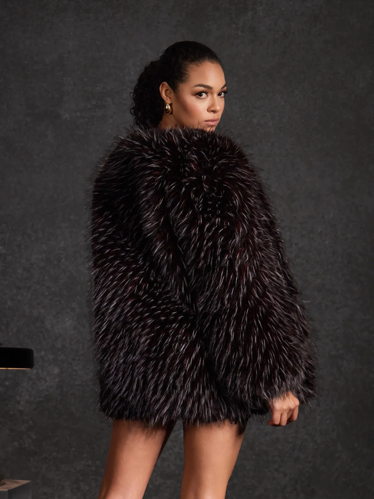 Belden Faux Fur Coat sold by Mew Mews product image thumbnail 2