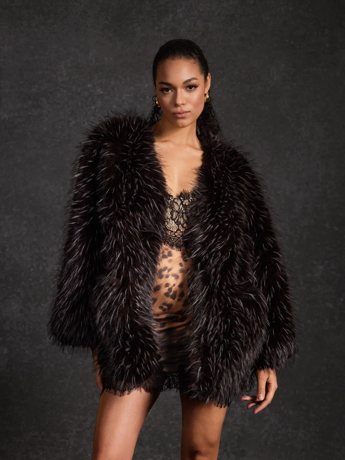 Belden Faux Fur Coat sold by Mew Mews product image thumbnail 5