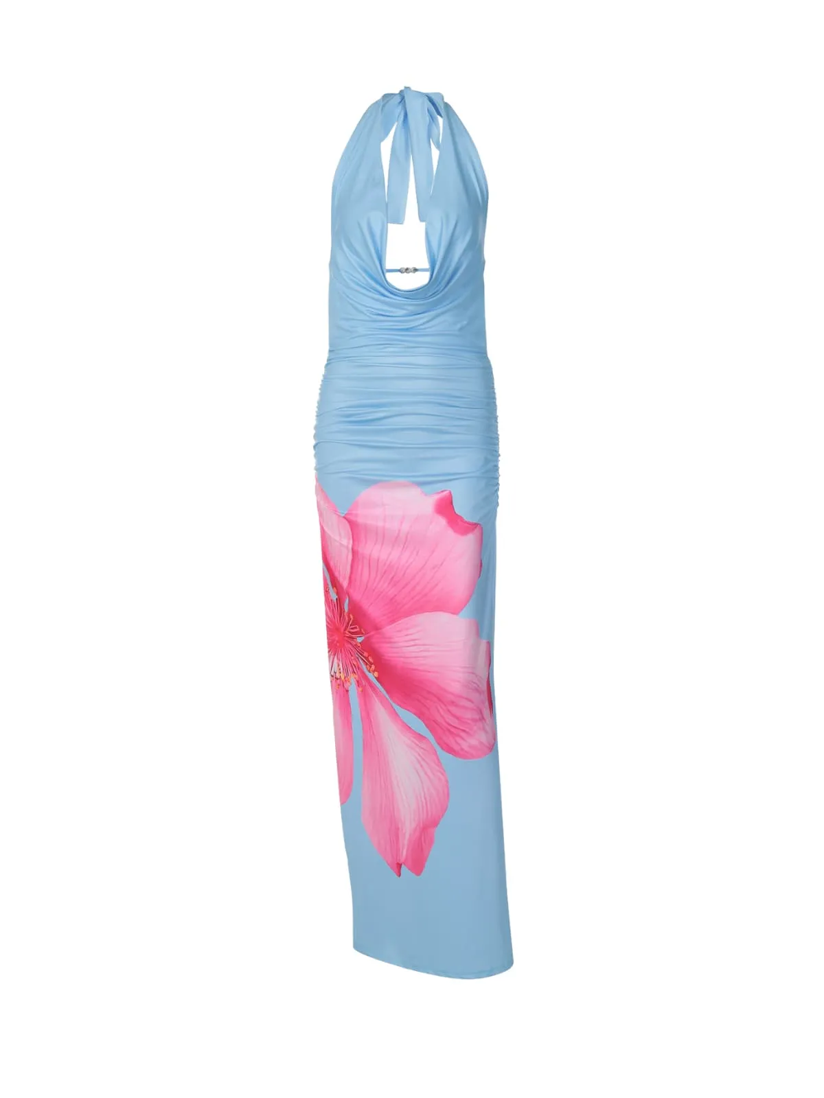 Alyqen Cowl Neck Floral Maxi Dress sold by Mew Mews product image thumbnail 4