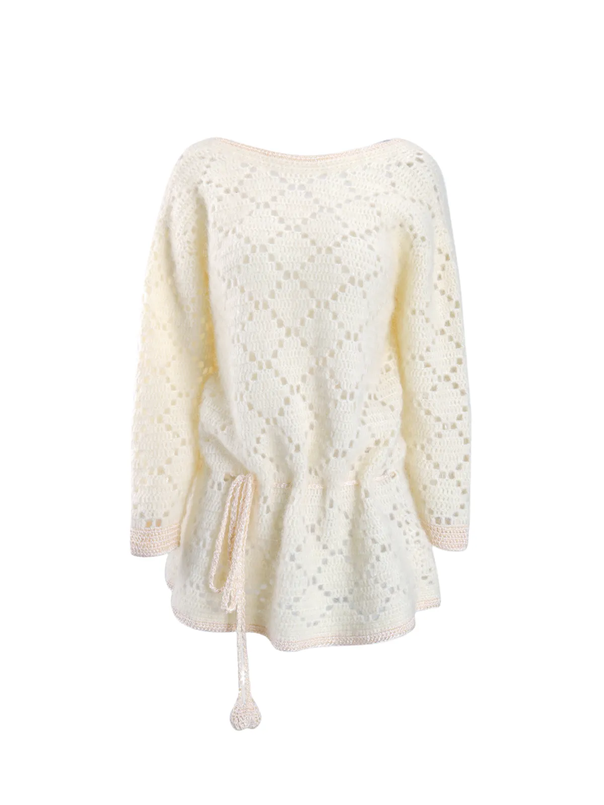 Bexvila Long Sleeve Cutout Knit Mini Dress sold by Mew Mews product image thumbnail 5