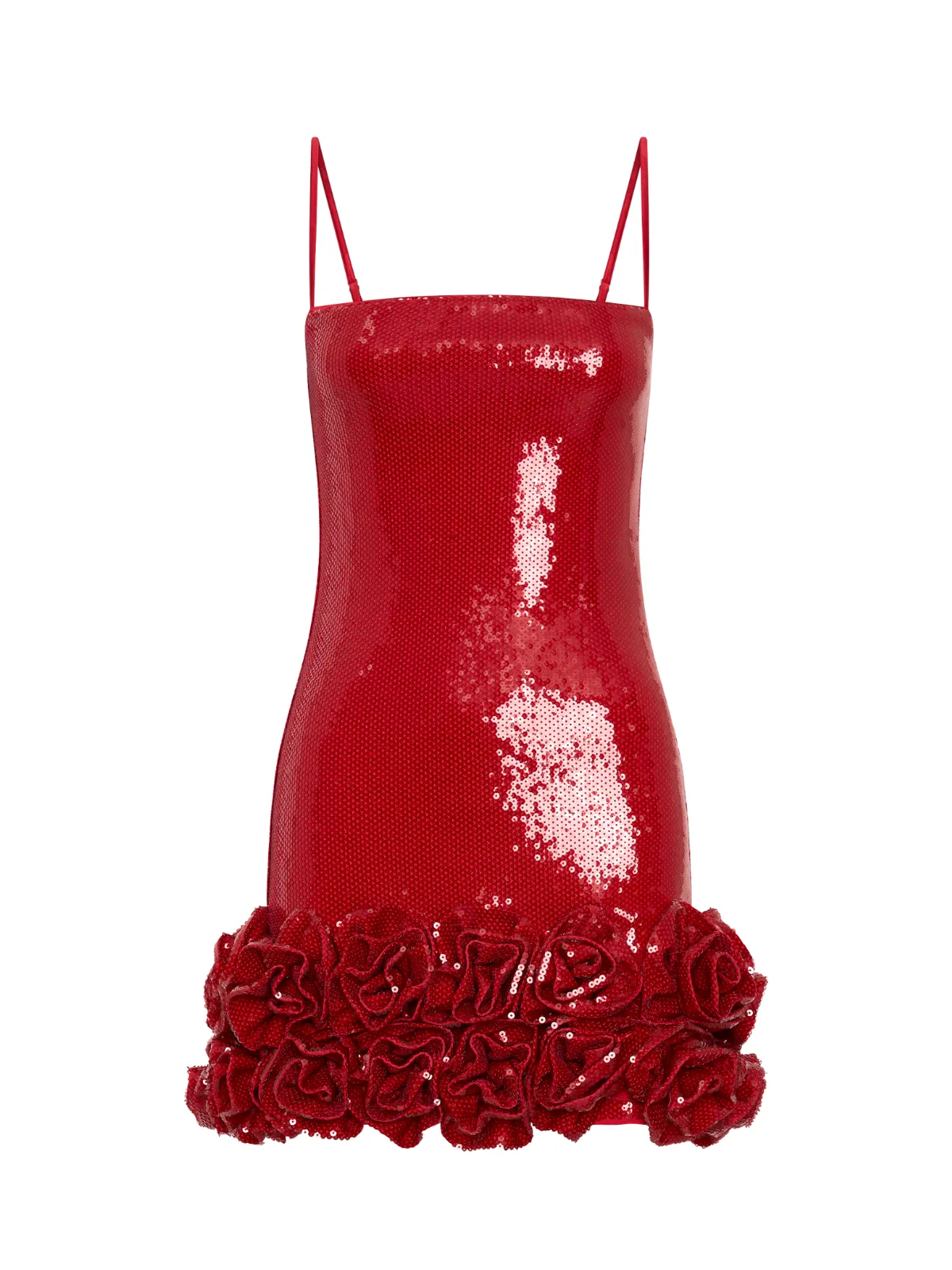 Jellita Spaghetti Sequin Flower Mini Dress sold by Mew Mews product image thumbnail 5