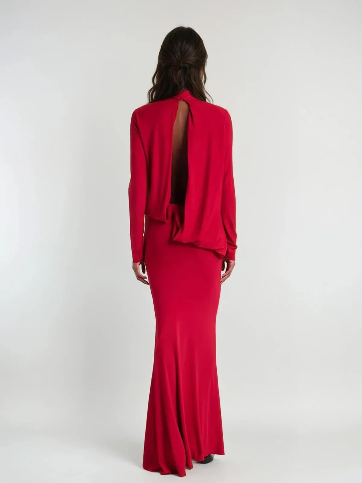 Gaxelyn Open Back Flower Maxi Dress sold by Mew Mews product image thumbnail 3