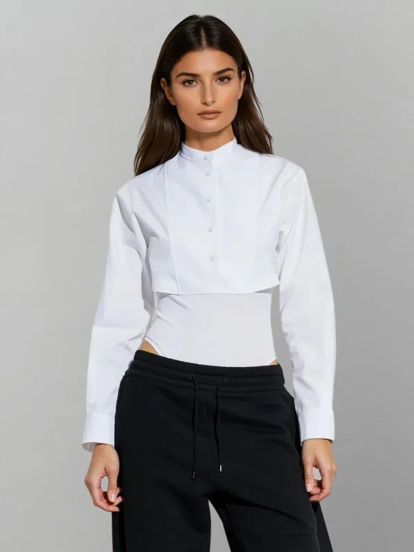 Tavory Long Sleeve Cutout Bodysuit sold by Mew Mews