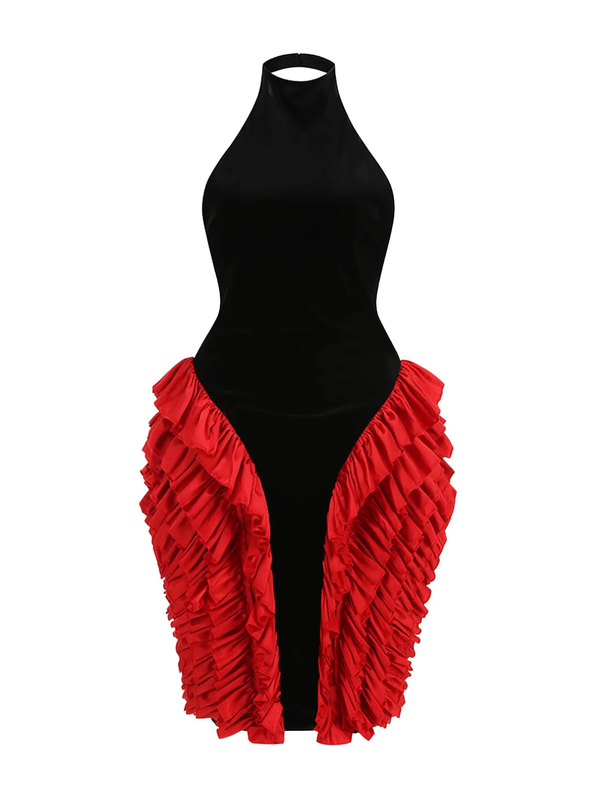 Xorylin Halterneck Ruched Mini Dress sold by Mew Mews product image thumbnail 5