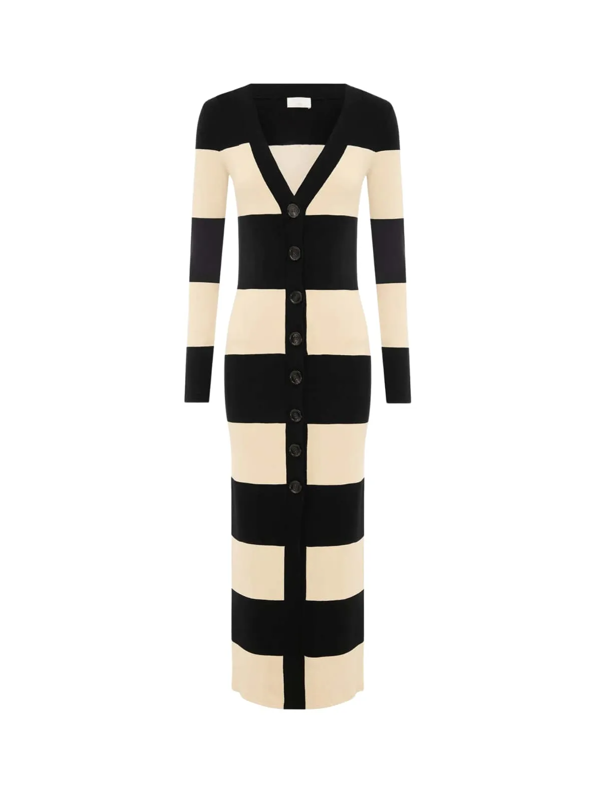 Katzent V Neck Stripe Maxi Dress sold by Mew Mews product image thumbnail 2