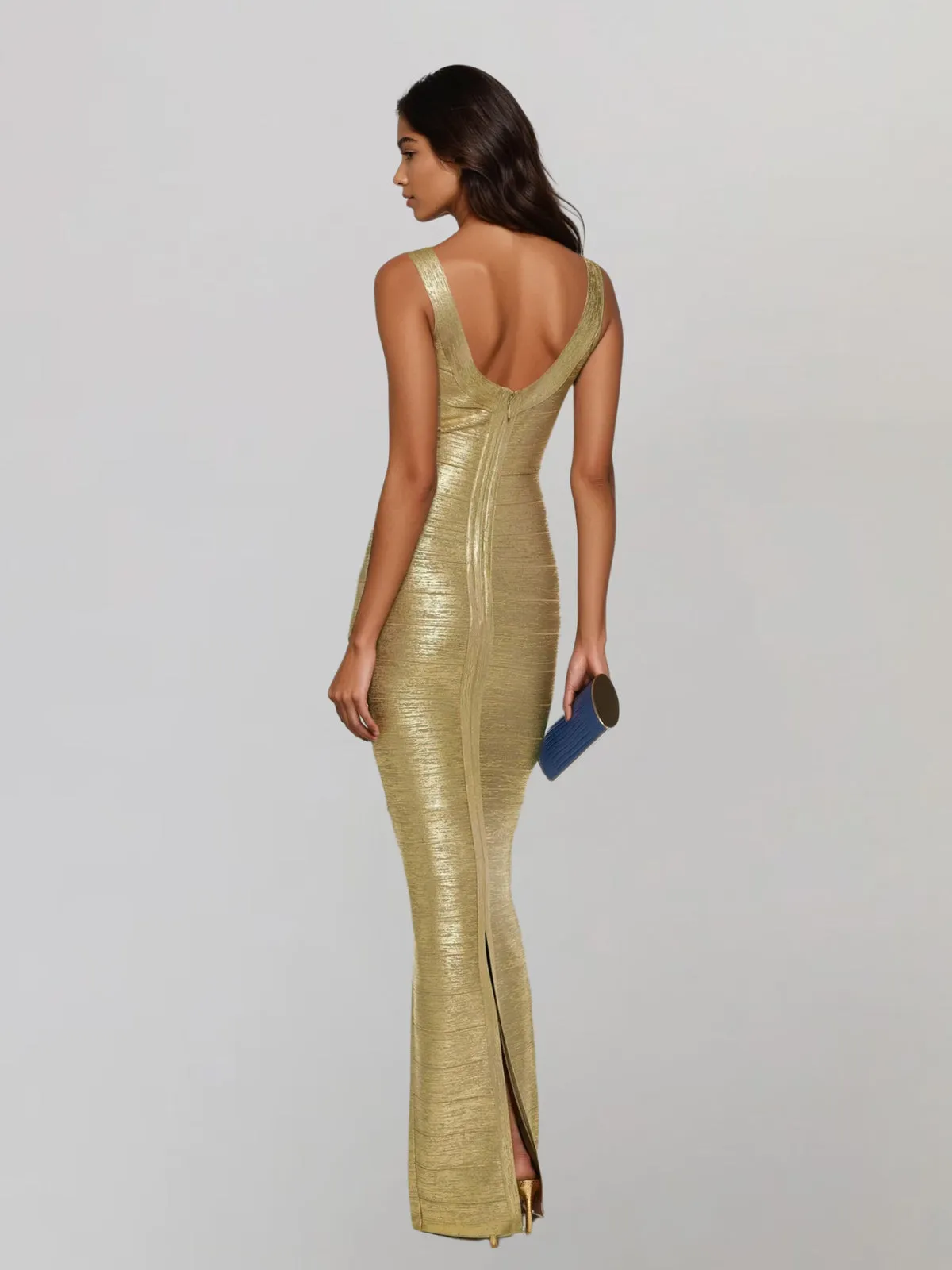 Ravixor U Neck Bandage Maxi Dress sold by Mew Mews product image thumbnail 2