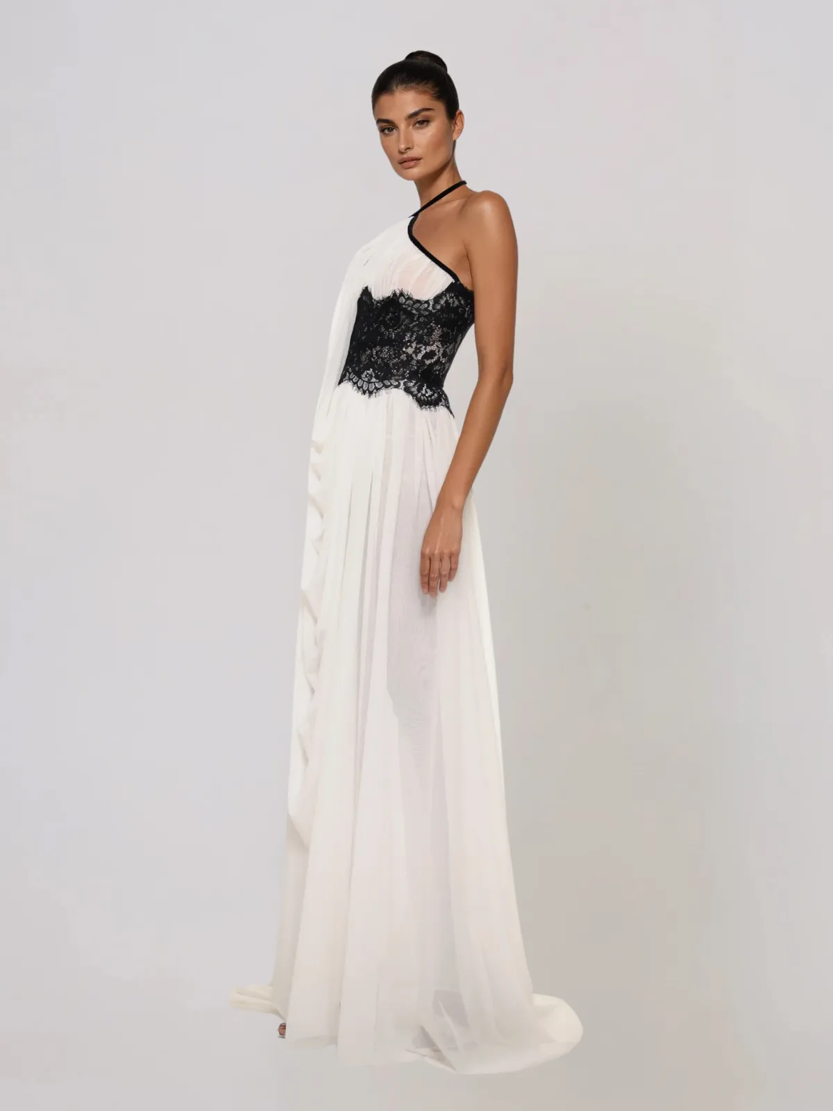 Falyx Halterneck Draped Maxi Dress sold by Mew Mews product image thumbnail 2
