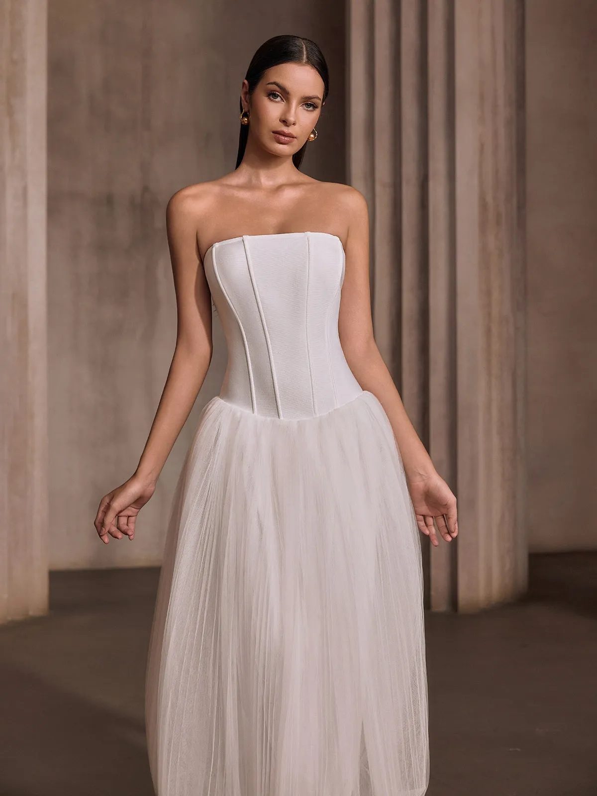 Kryotron Strapless Maxi Dress sold by Mew Mews product image thumbnail 5