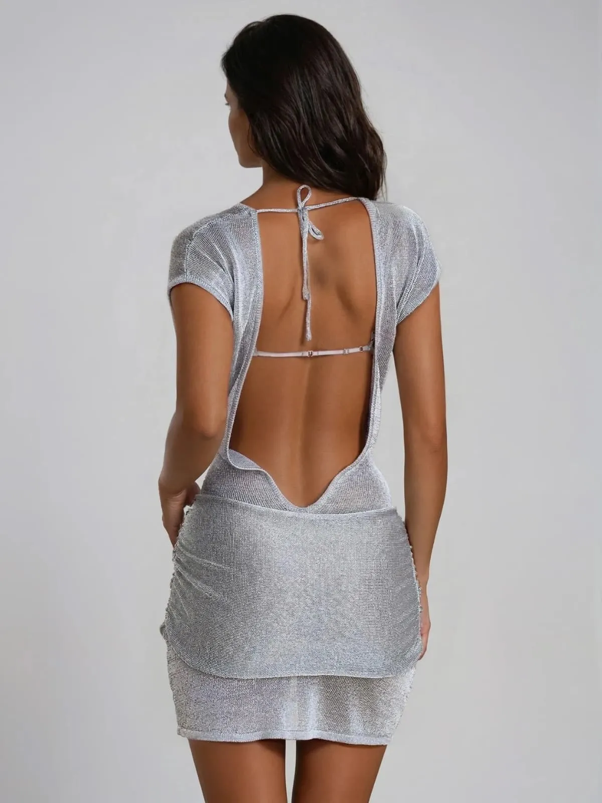 Averiq Backless Twisted Skirt Set sold by Mew Mews product image thumbnail 4