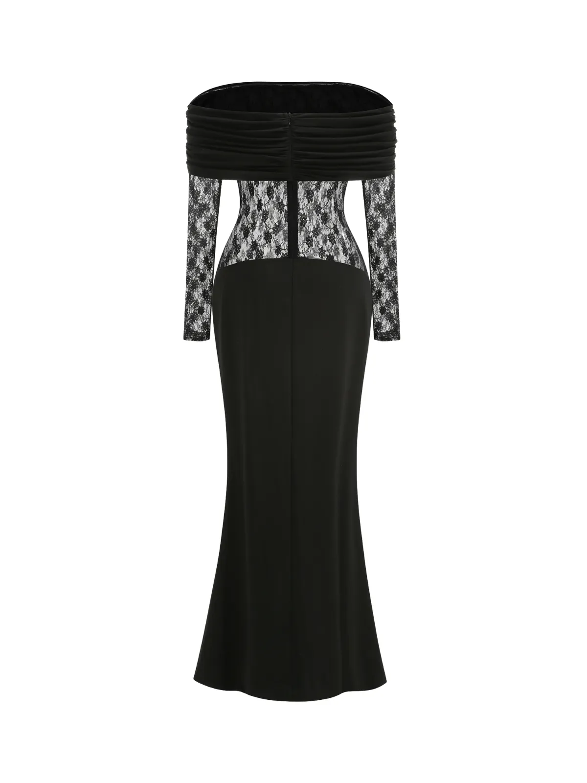 Woryxen Off Shoulder Lace Maxi Dress sold by Mew Mews product image thumbnail 5
