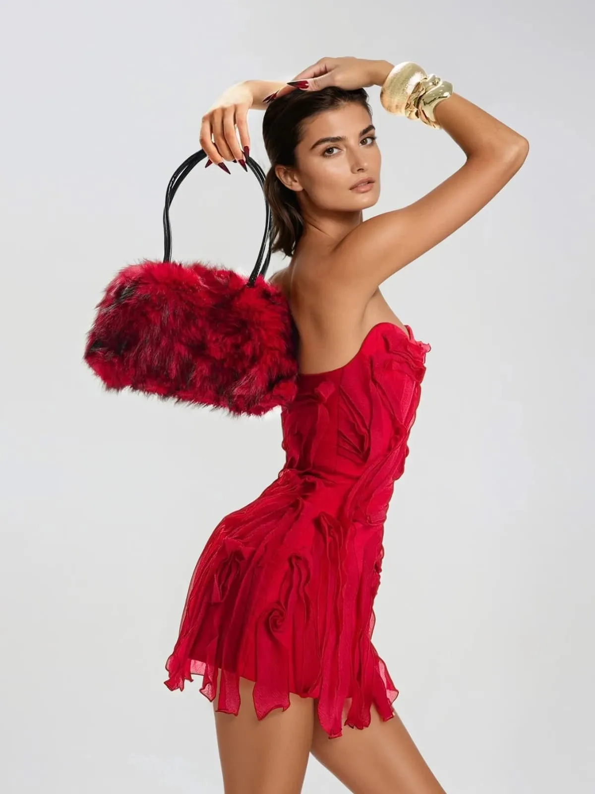 Vexila Strapless Mini Dress sold by Mew Mews product image thumbnail 4