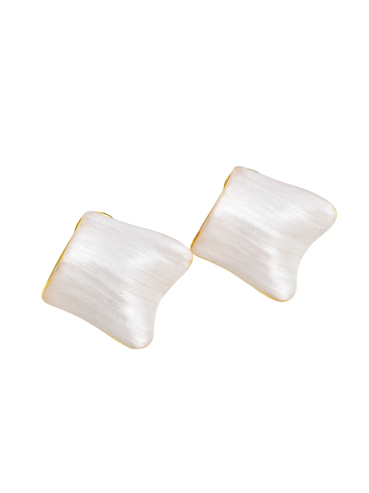 Chago Ripple Geometric Earrings sold by Mew Mews