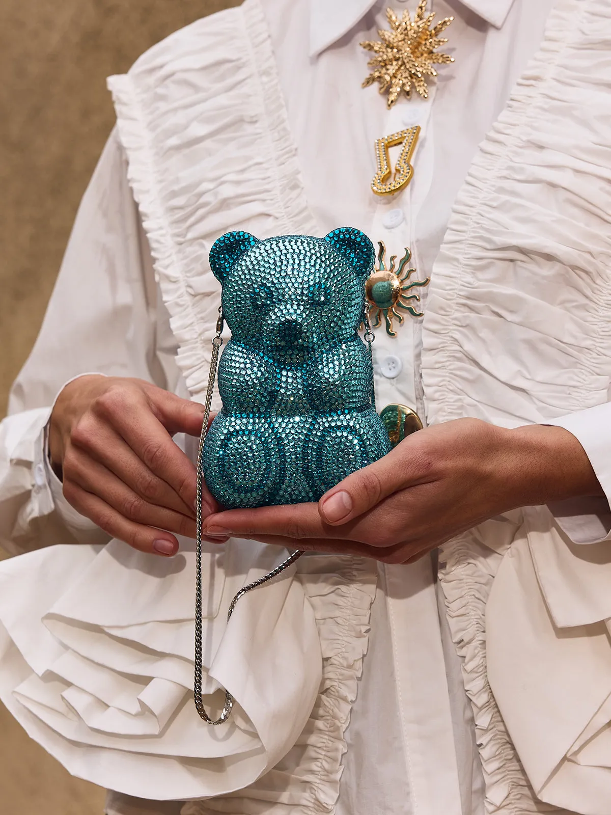 Chermona Bear Rhinestone Bag sold by Mew Mews product image thumbnail 3