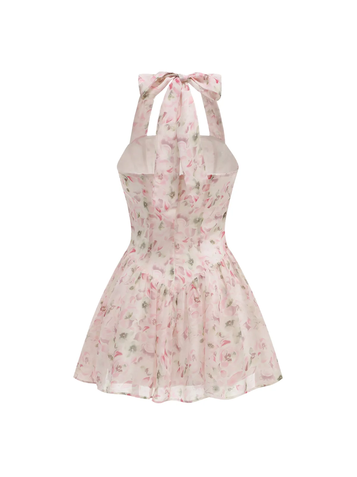 Pavion Halterneck Floral Mini Dress sold by Mew Mews product image thumbnail 5