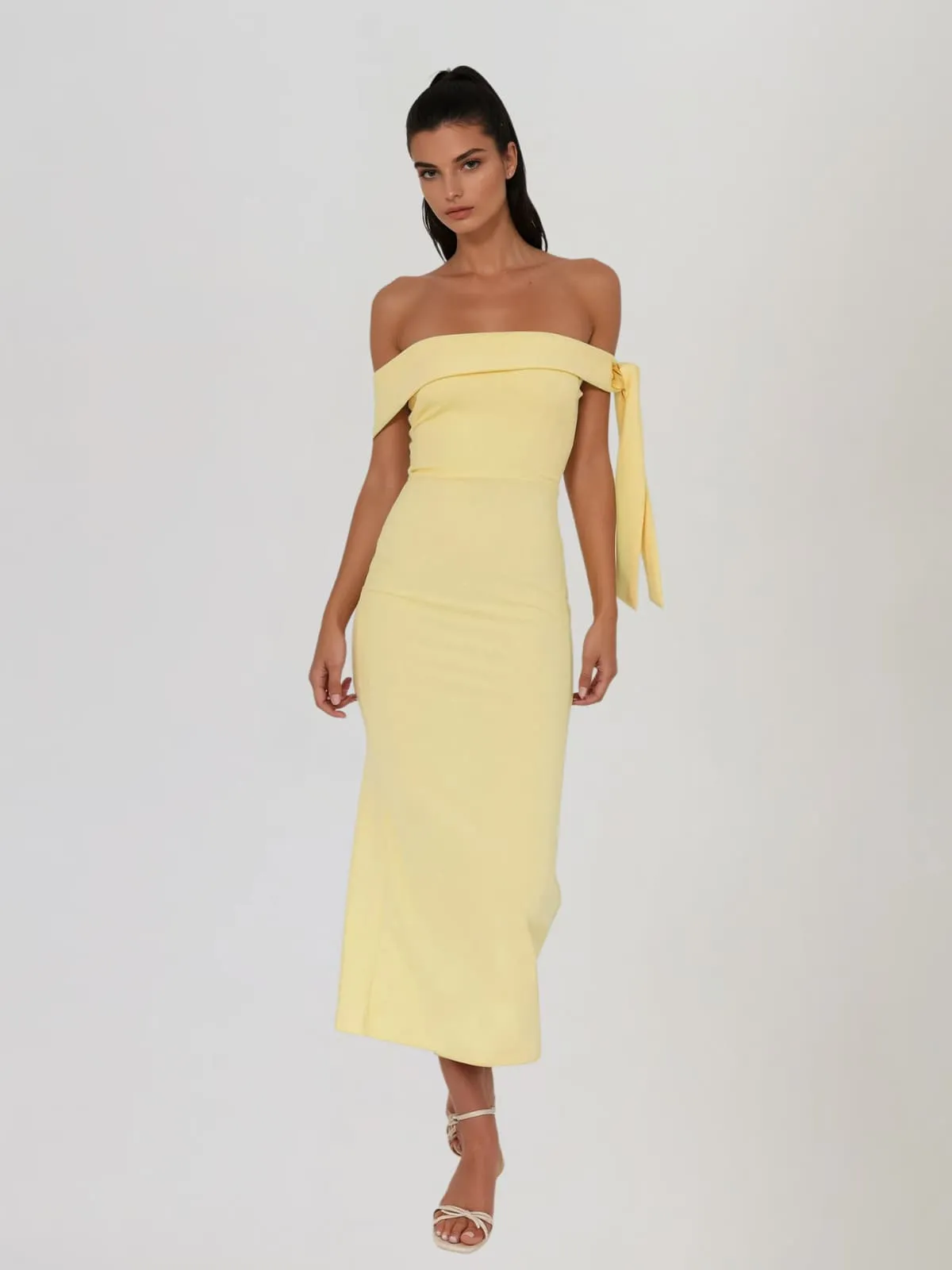 Kovrel Off Shoulder Maxi Dress sold by Mew Mews product image thumbnail 3