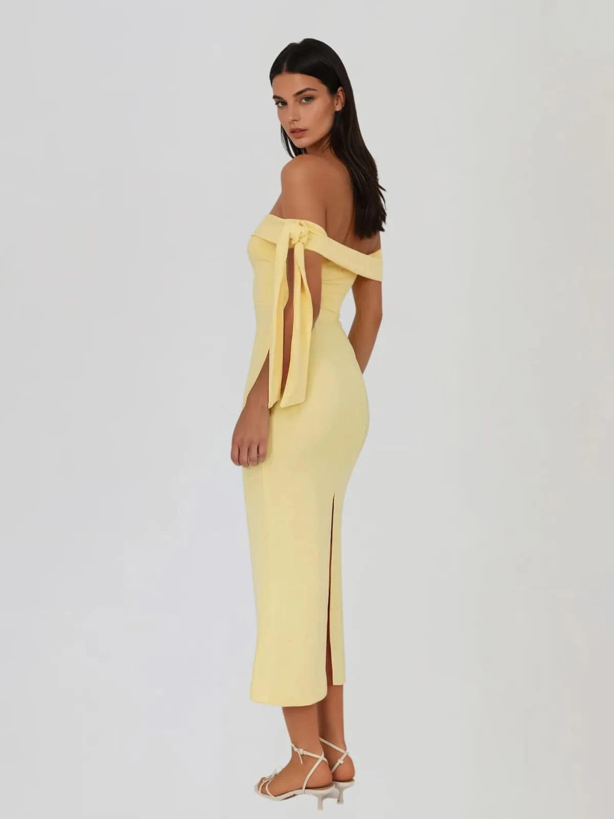 Kovrel Off Shoulder Maxi Dress sold by Mew Mews product image thumbnail 4