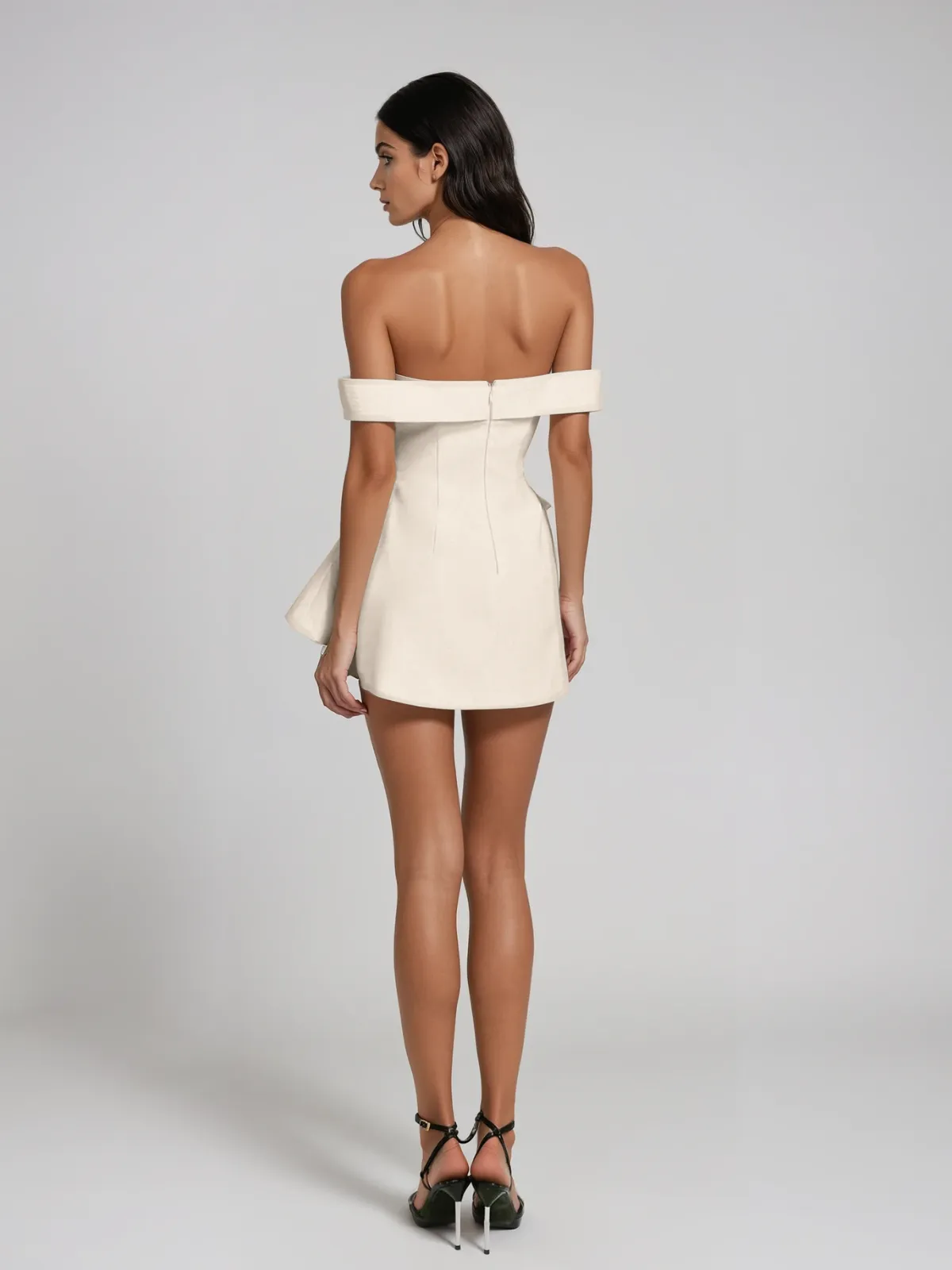 Glevar Off Shoulder Mini Dress sold by Mew Mews product image thumbnail 3