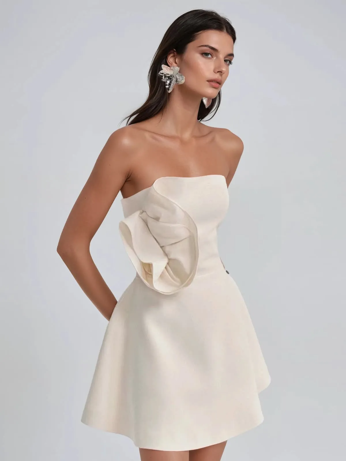 Cirest Strapless Mini Dress sold by Mew Mews product image thumbnail 2