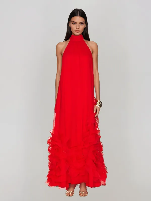 Pelorin Sleeveless Flower Maxi Dress made by Mew Mews