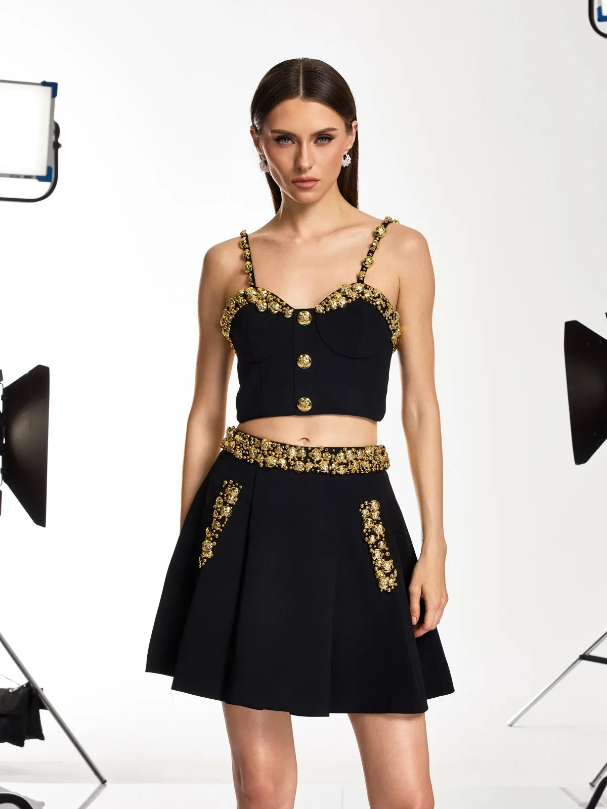 Damaris Spaghetti Skirt Set sold by Mew Mews