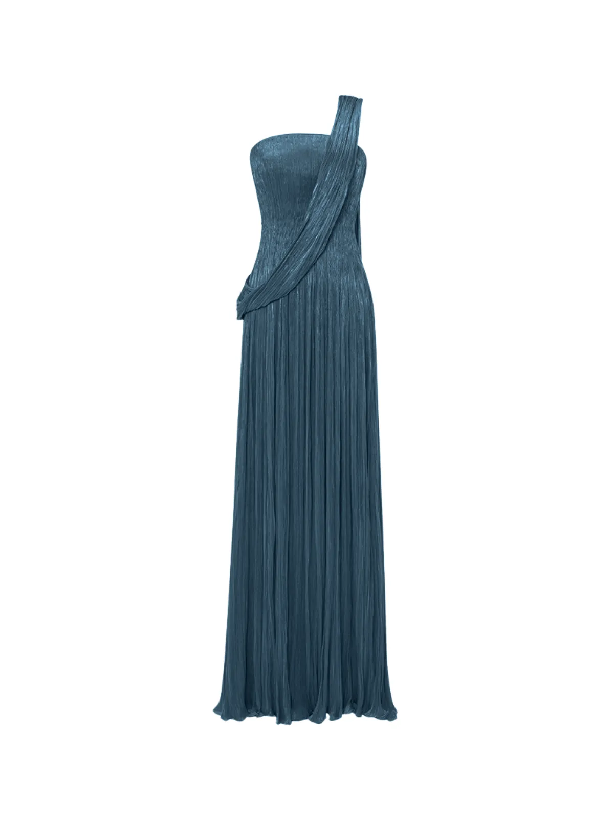 Cynvora Strapless Draped Pleated Maxi Dress sold by Mew Mews product image thumbnail 3