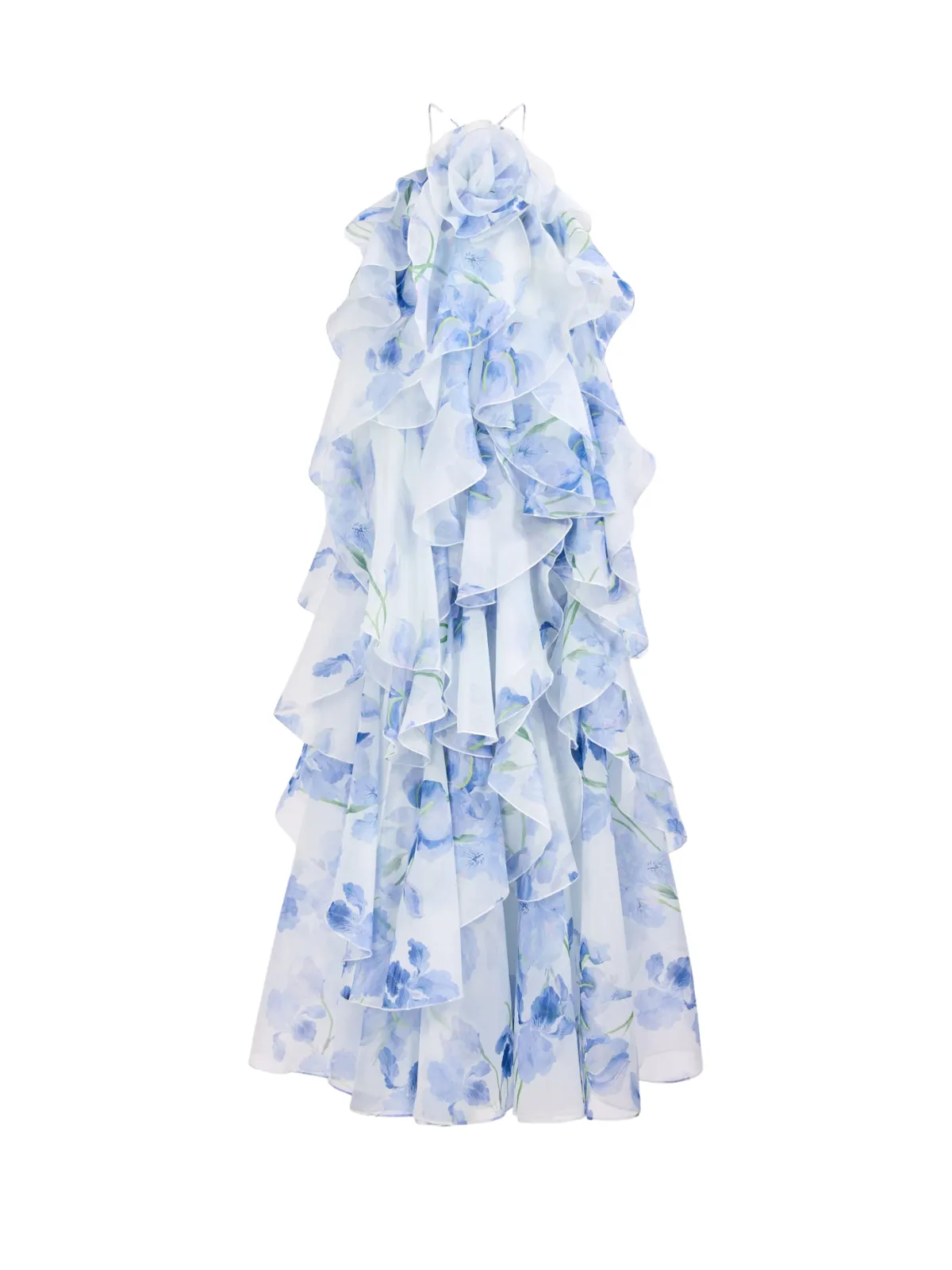 Ivorel Backless Ruffle Floral Maxi Dress sold by Mew Mews product image thumbnail 5