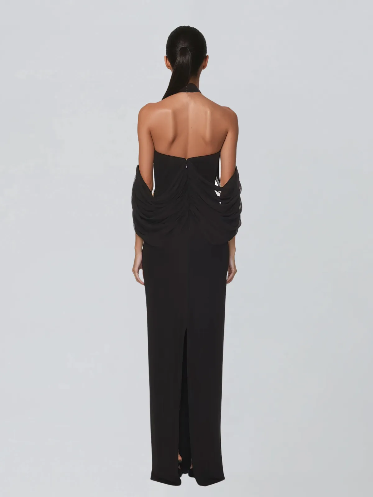 Havorix Halterneck Cutout Maxi Dress sold by Mew Mews product image thumbnail 4