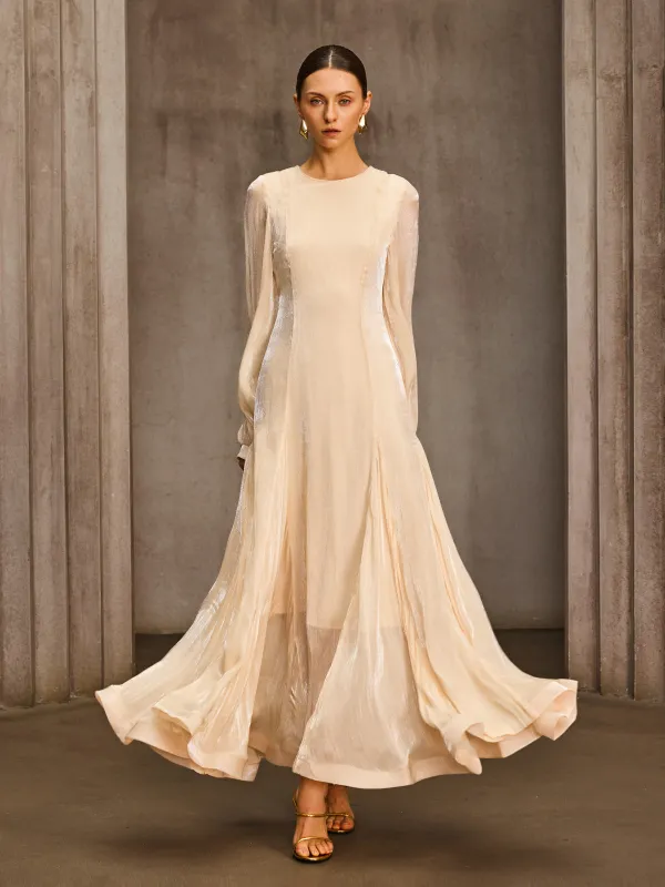 Nytheris Balloon Sleeve Maxi Dress made by Mew Mews