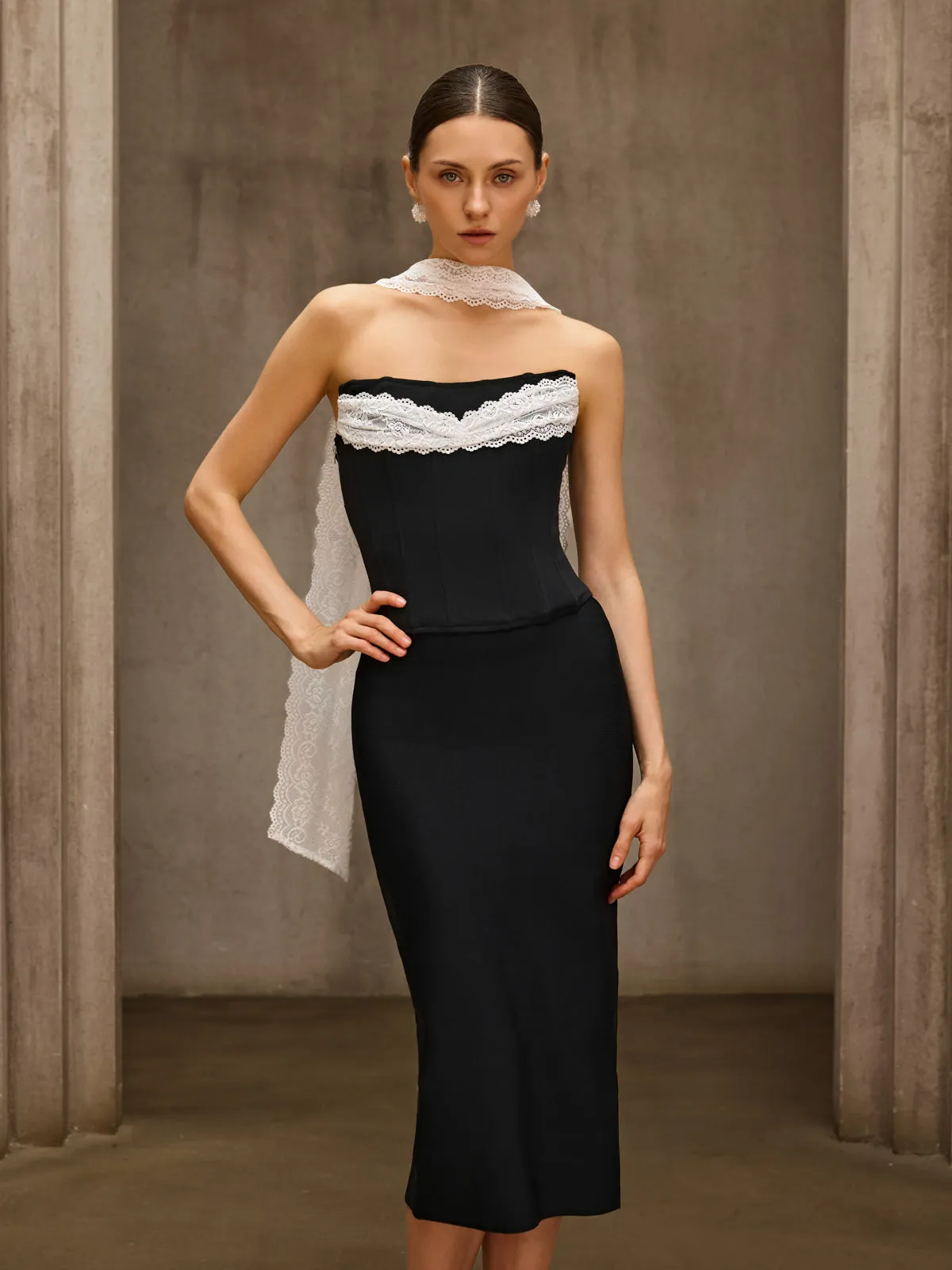 Dulcina Lace Corset Top sold by Mew Mews product image thumbnail 5