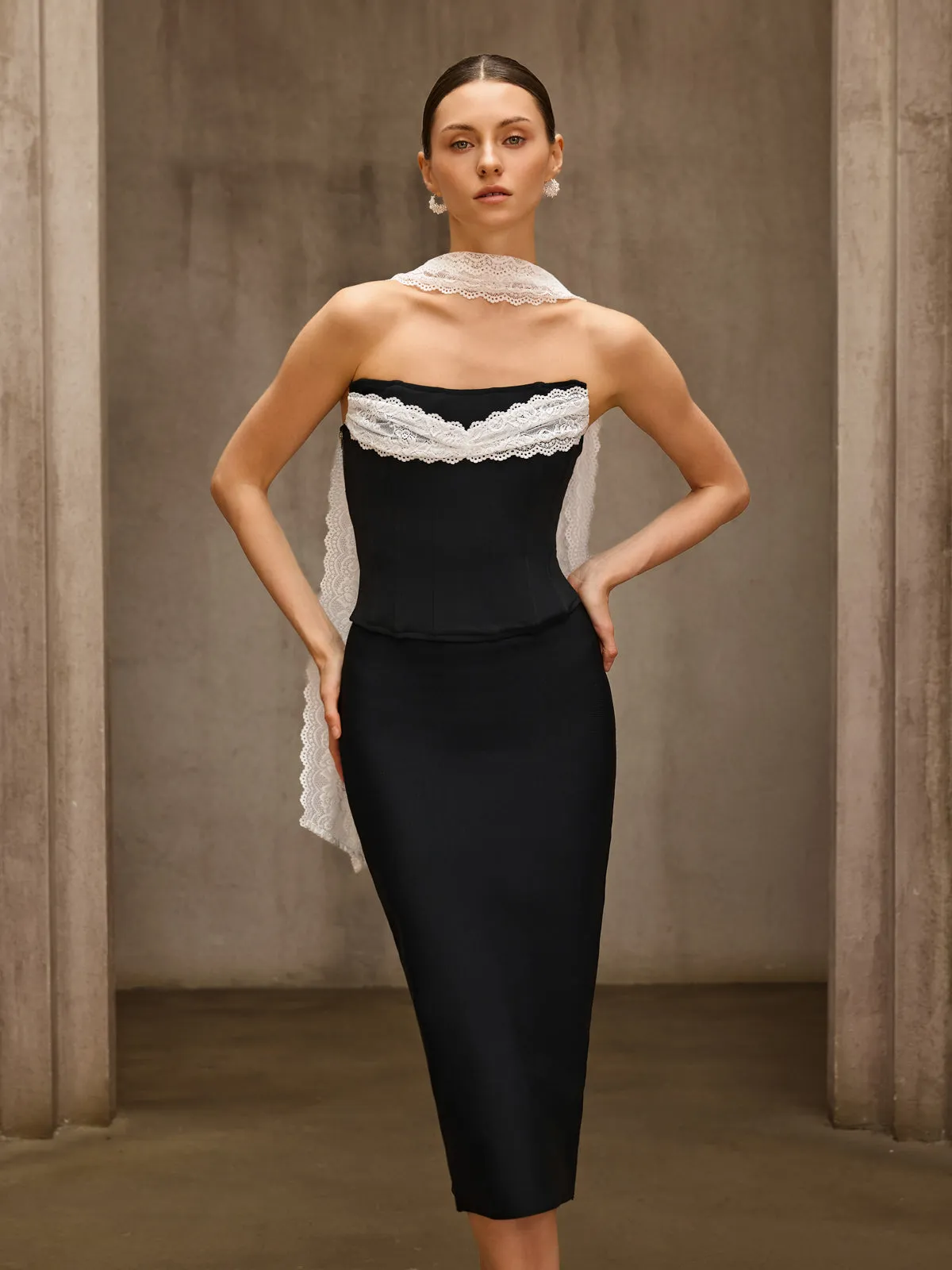Dulcina Lace Corset Top sold by Mew Mews